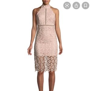 Bardot "Gemma" dress in light pink.